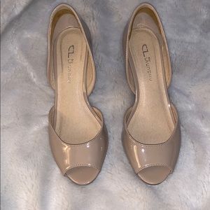 CL by Laundry Nude Wedges
